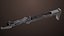 3D Pistol 08 Black Generic All PBR UE Textures model