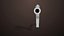 3D Pistol 08 Black Generic All PBR UE Textures model