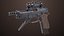 3D Pistol 08 Black Generic All PBR UE Textures model