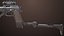 3D Pistol 08 Black Generic All PBR UE Textures model
