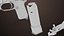 3D Pistol 08 Black Generic All PBR UE Textures model