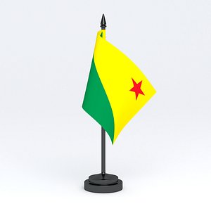 3D Bandeira do Acre Table Flag