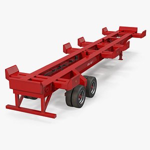 seacom container trailer 3D