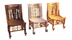 Egyptian Chairs Set
