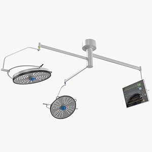 Surgery Lamp 3D Model