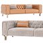 Sofa rozkładana do salonu Montego