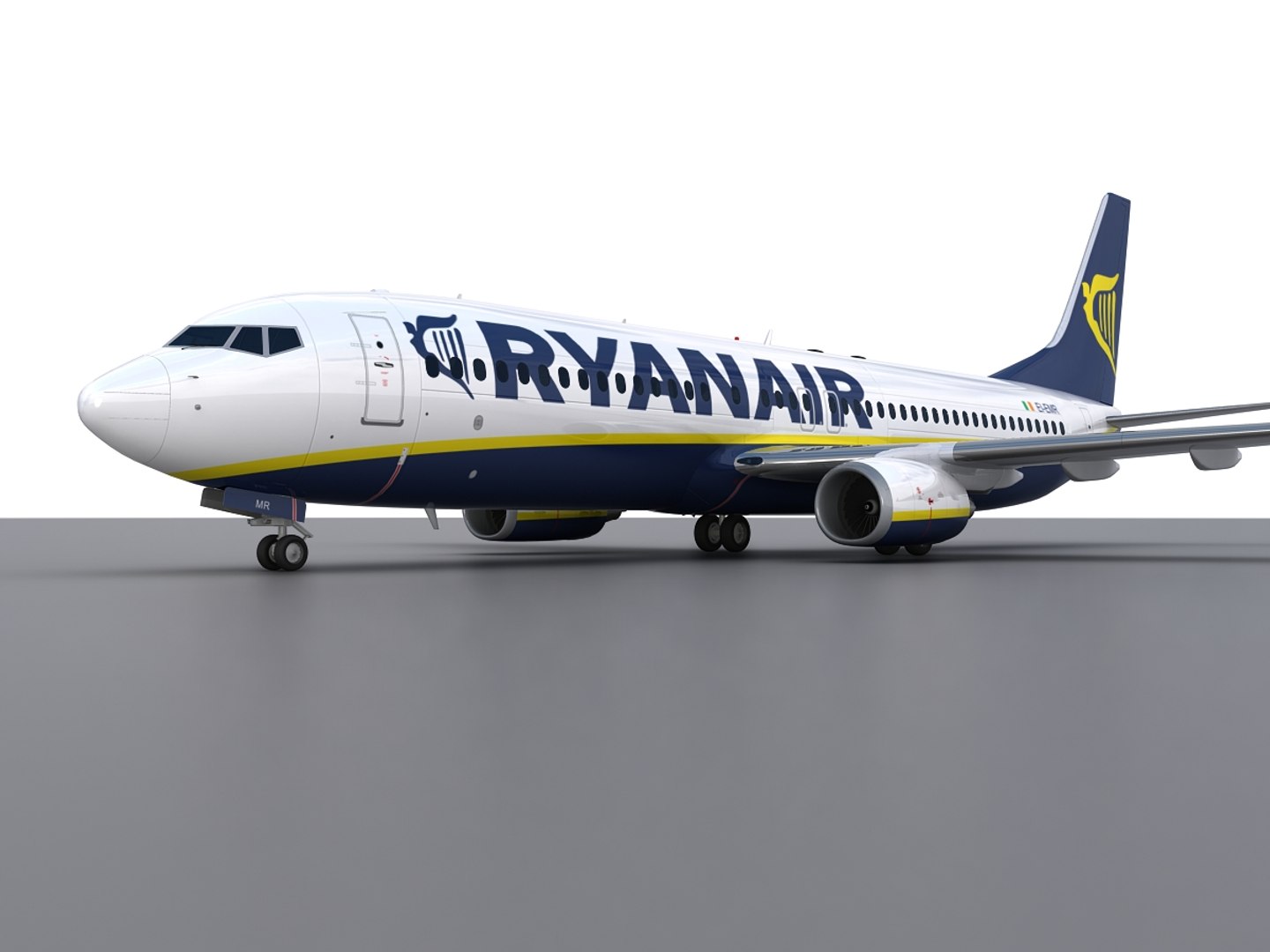 Aircraft Ryanair 3d Model