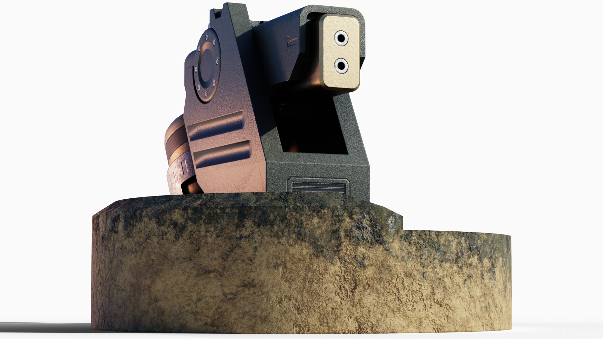 3D Turret Model - TurboSquid 2209714