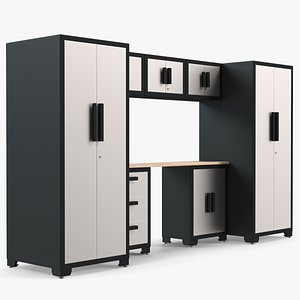 Garage Cabinet White