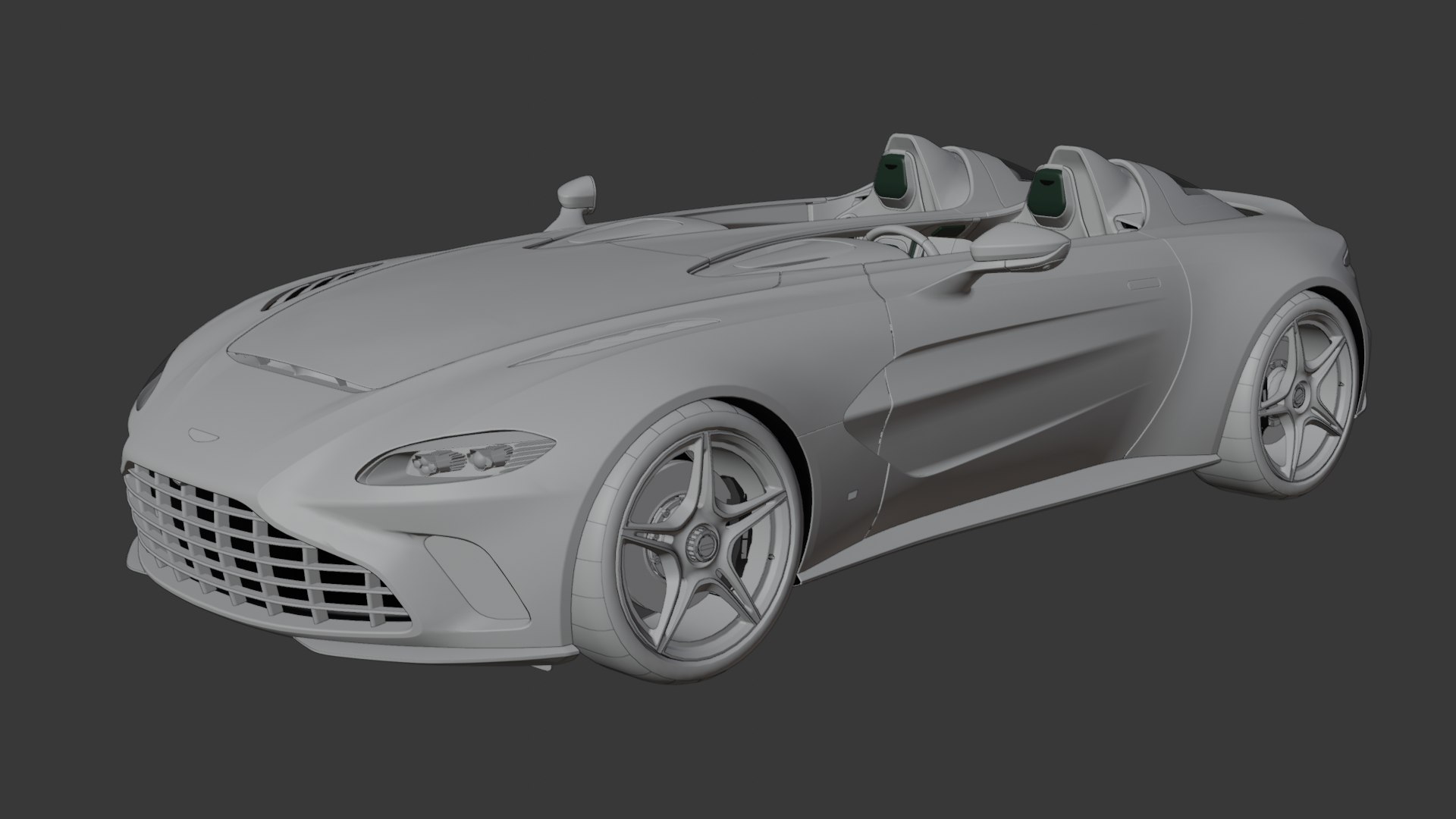 Aston Martin V12 Speedster 2021 3D - TurboSquid 2331941