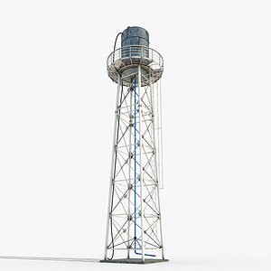 3D water tower model