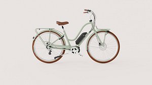 Step-Through Electric City Commuter Bicycle