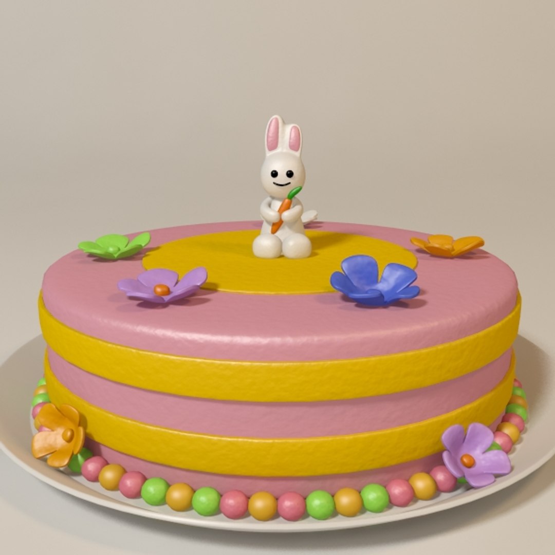 3dsmax cake rabbit