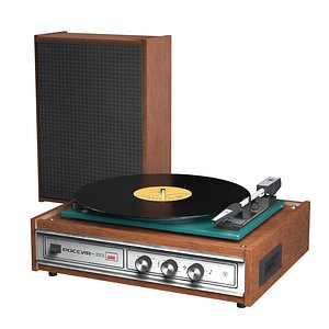 Vinyl Record Player Russia - 323 3D model