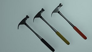 3d hammer handle model