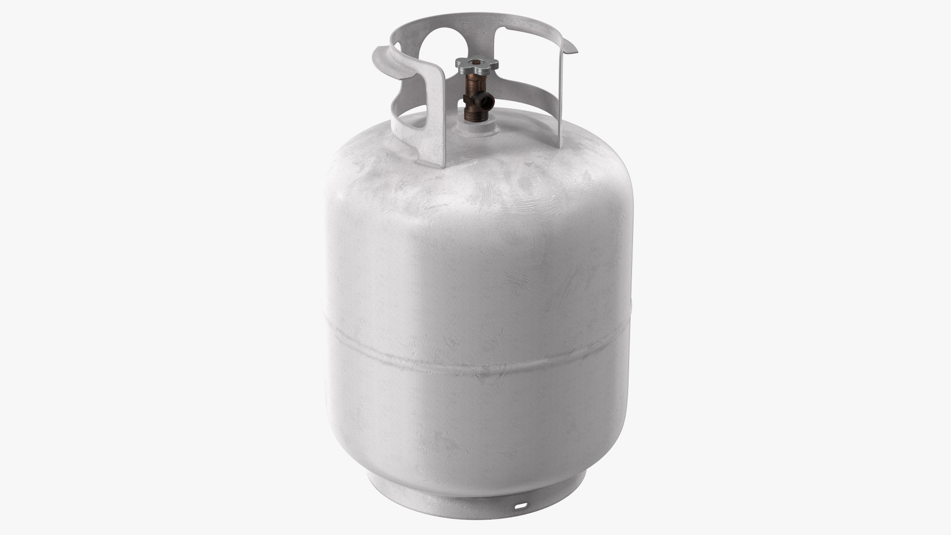 Small Gas Cylinder Dusty 3D model preview