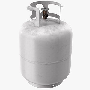 Small Gas Cylinder Dusty 3D