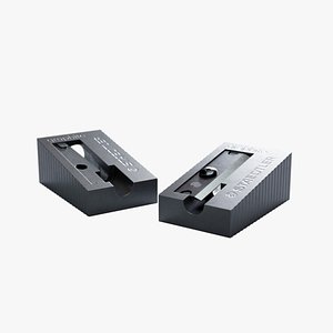Pencil Sharpener and Colouring Pencils model