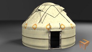 3d circus tent model