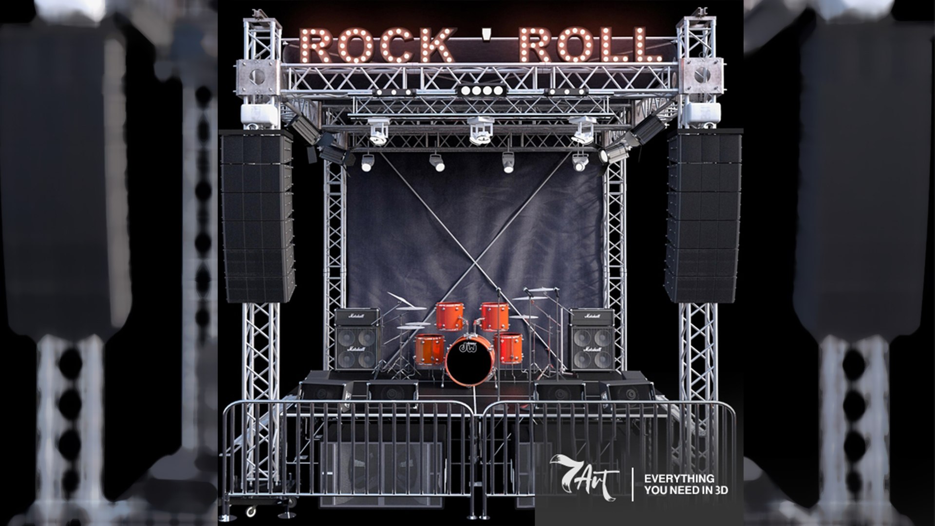 3D Stage Model - TurboSquid 2292368