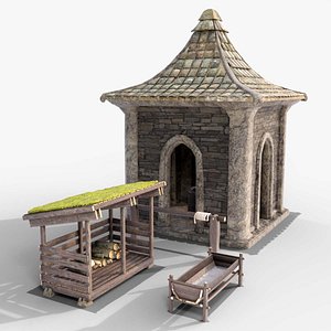 3D Wayshrine Pack model