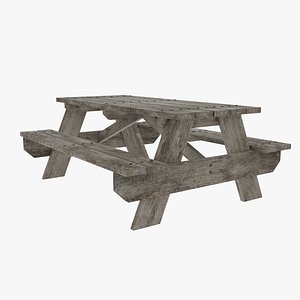Old Picnic Table