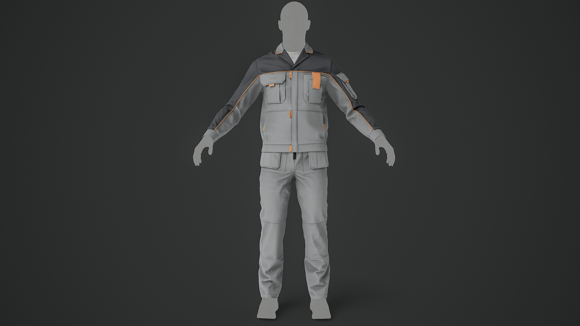 3D Working Outfit 2 - TurboSquid 2329859