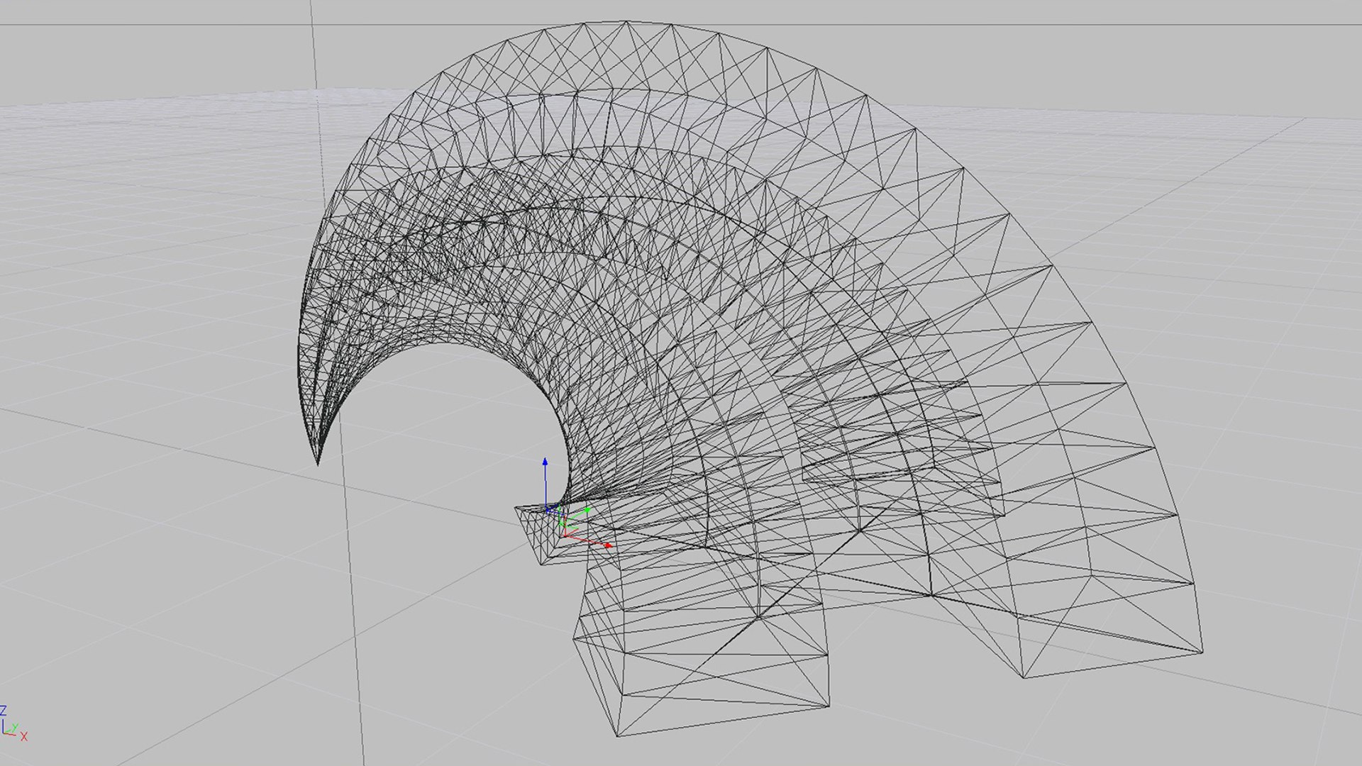 Futuristic Arc Building Architecture 3D Model TurboSquid 1441121