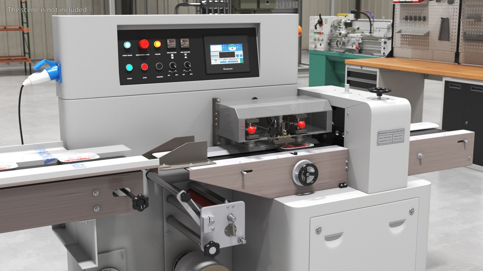 Automated Meat Steak Packaging Machine 3D Model - TurboSquid 2376855