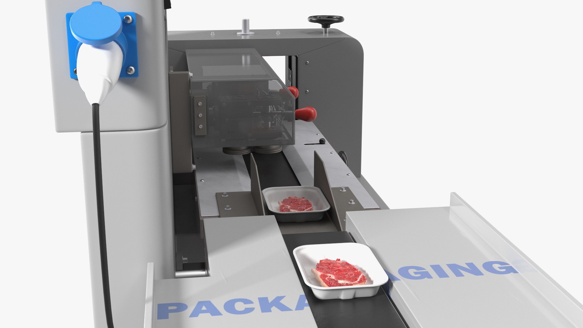 Automated Meat Steak Packaging Machine 3D Model - TurboSquid 2376855
