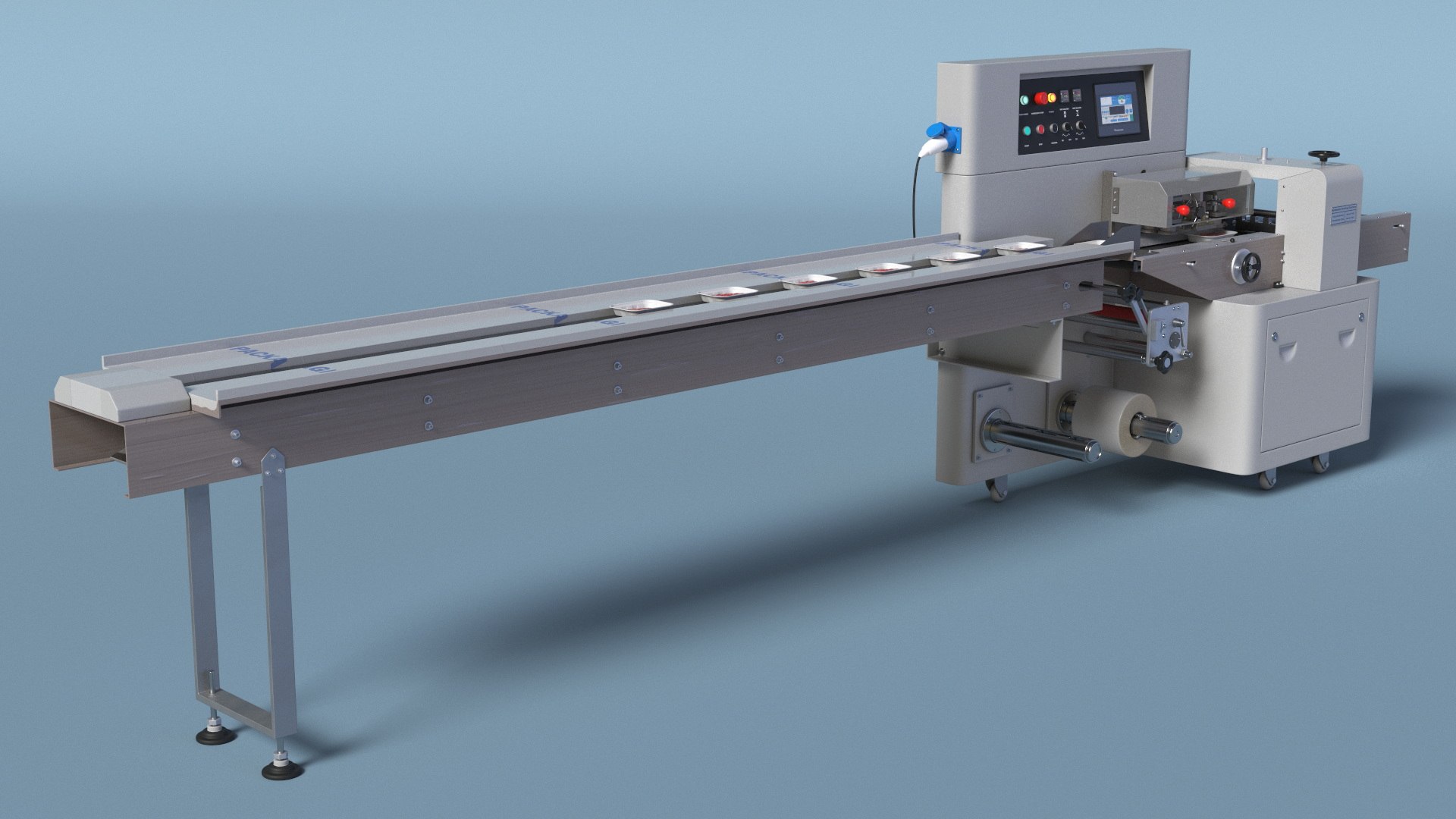 Automated Meat Steak Packaging Machine 3D Model - TurboSquid 2376855
