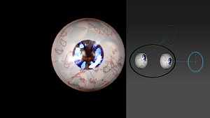 Free rigged eyes of a lost soul