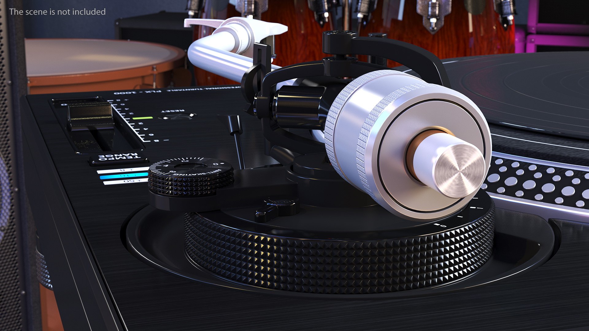 3D DJ Turntable Pioneer PLX 1000 With Vinyl - TurboSquid 1902390