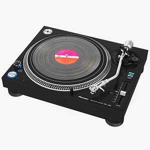 DJ Turntable Pioneer PLX 1000 With Vinyl