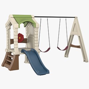 Step2 Kids Playset Playhouse with Swing and Slide