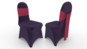 Banquet Chair 72 3D model