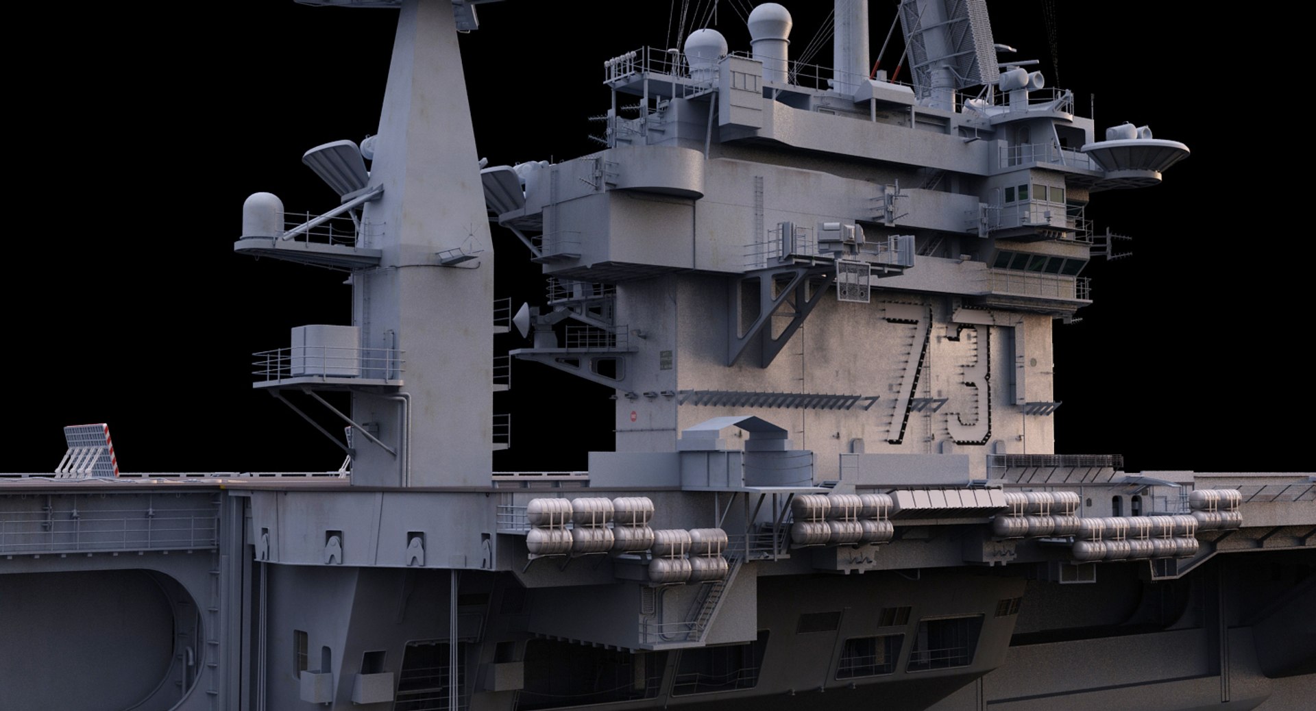 uss george washington aircraft carrier 3d model