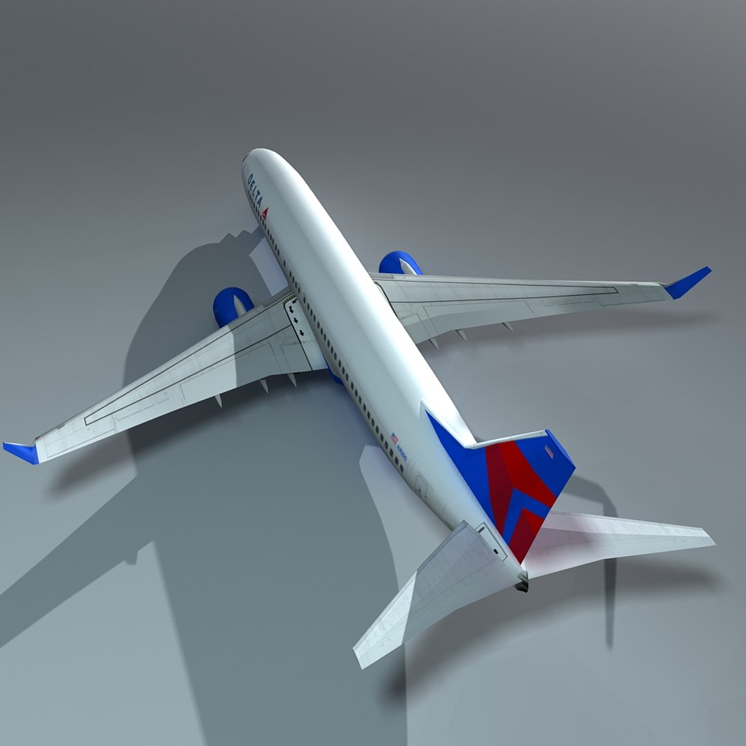 3d delta airlines b737-800 model