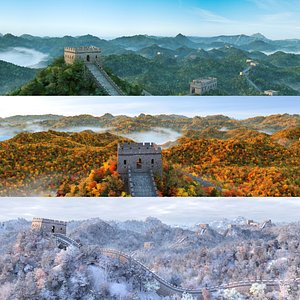 3D model great wall