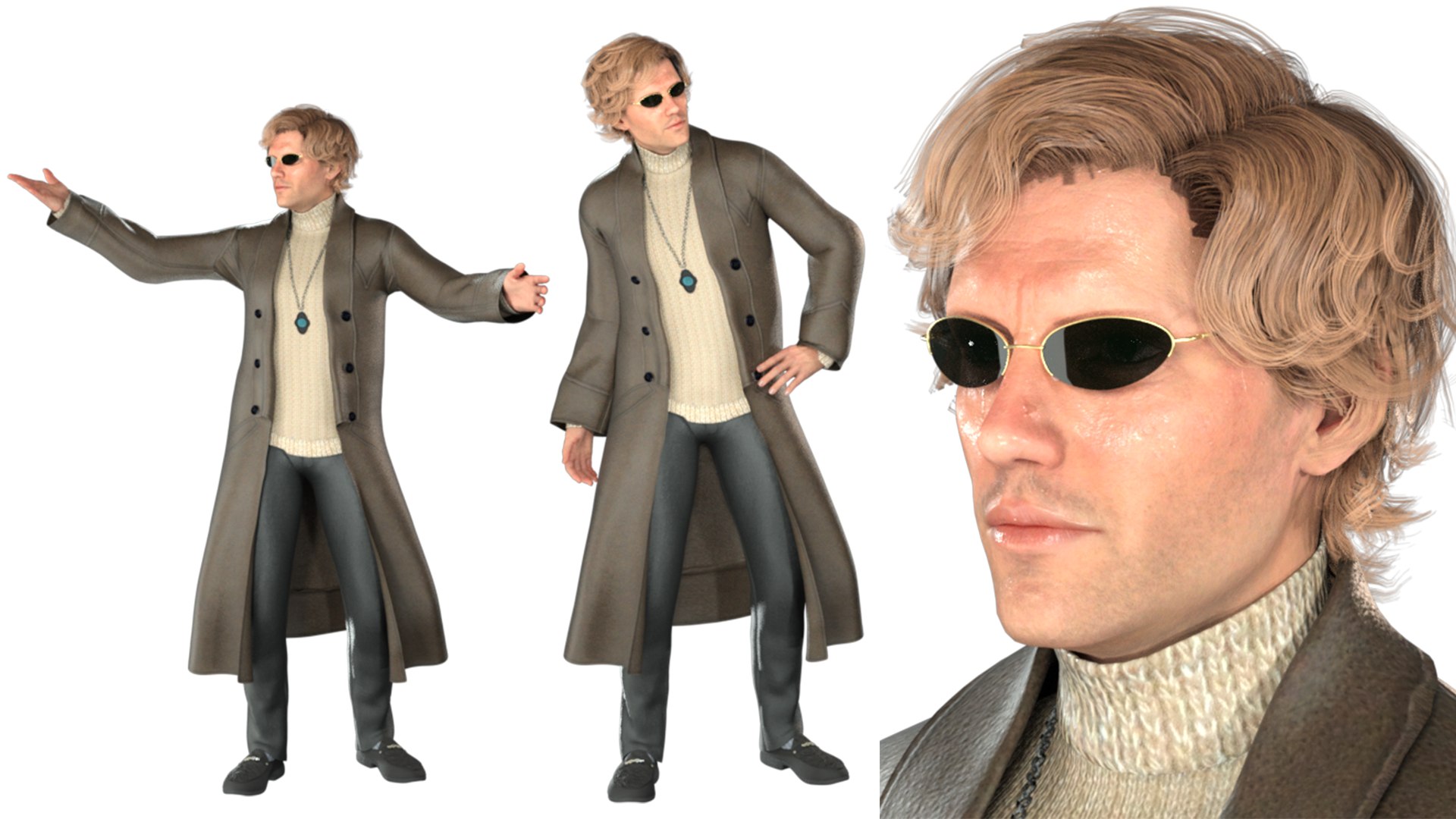 3D Realistic Rigged Style Man-Tommey Character 3D Model - TurboSquid ...