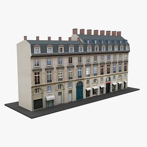 Paris Apartment Building 10 3D model
