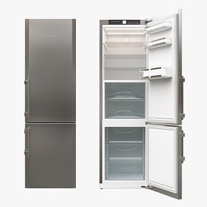 appliance fridge liebherr 3D model