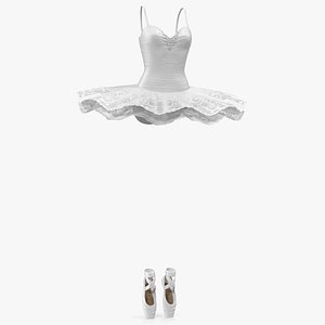 ballet tutu dress 3D model