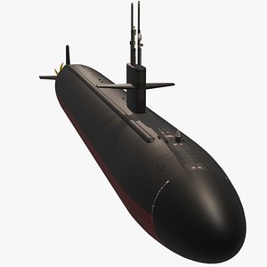 Los Angeles Class Submarine Flight II 3D model