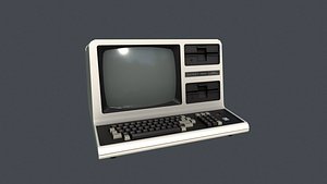 3D RADIO SHACK TRS-80 Model 4 model