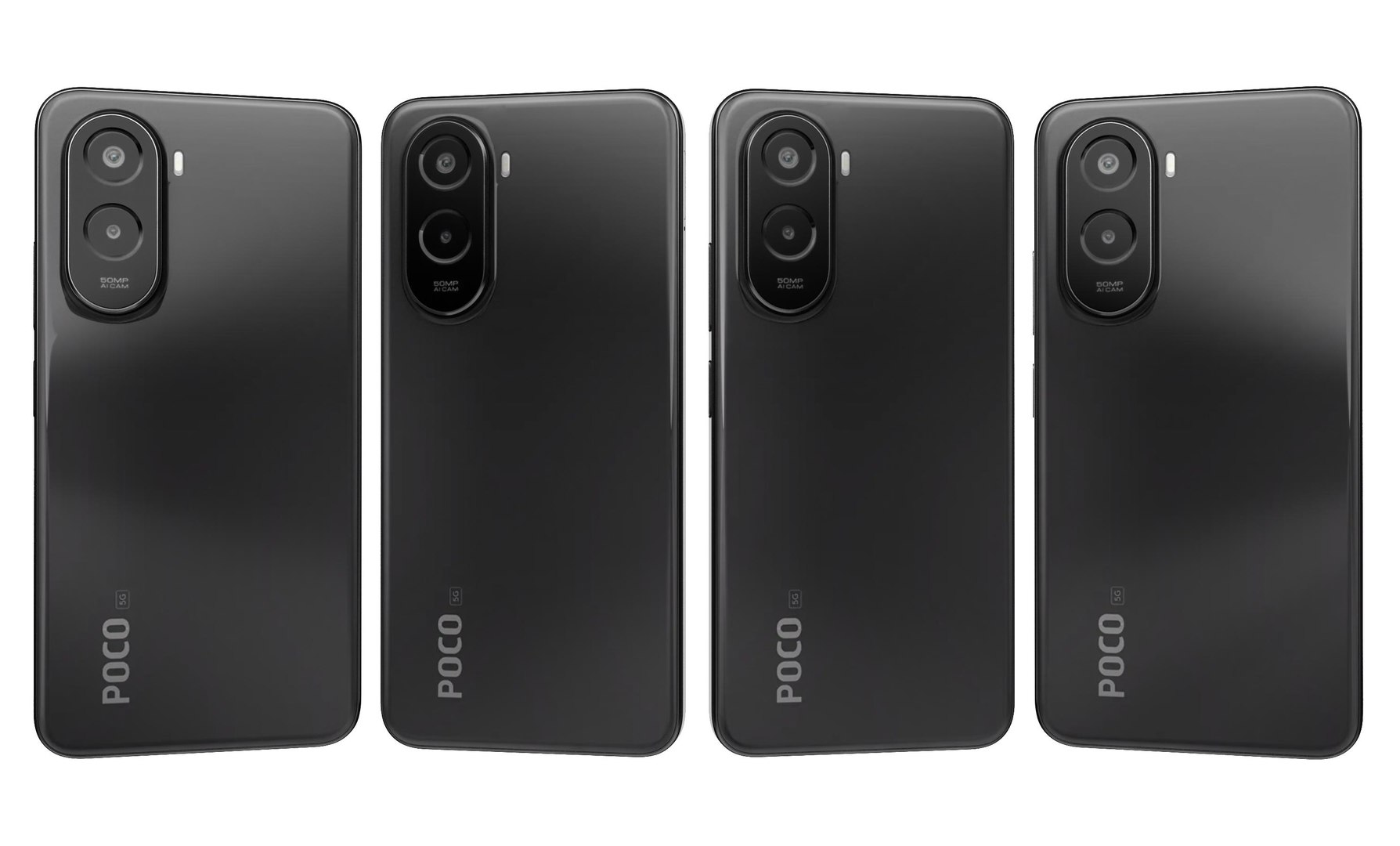 Xiaomi Poco M7 4G Black And Realme P4 Forge Red Model - TurboSquid 2455737