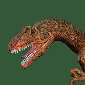 Allosaurus high poly t-pose model | 3D Print Model