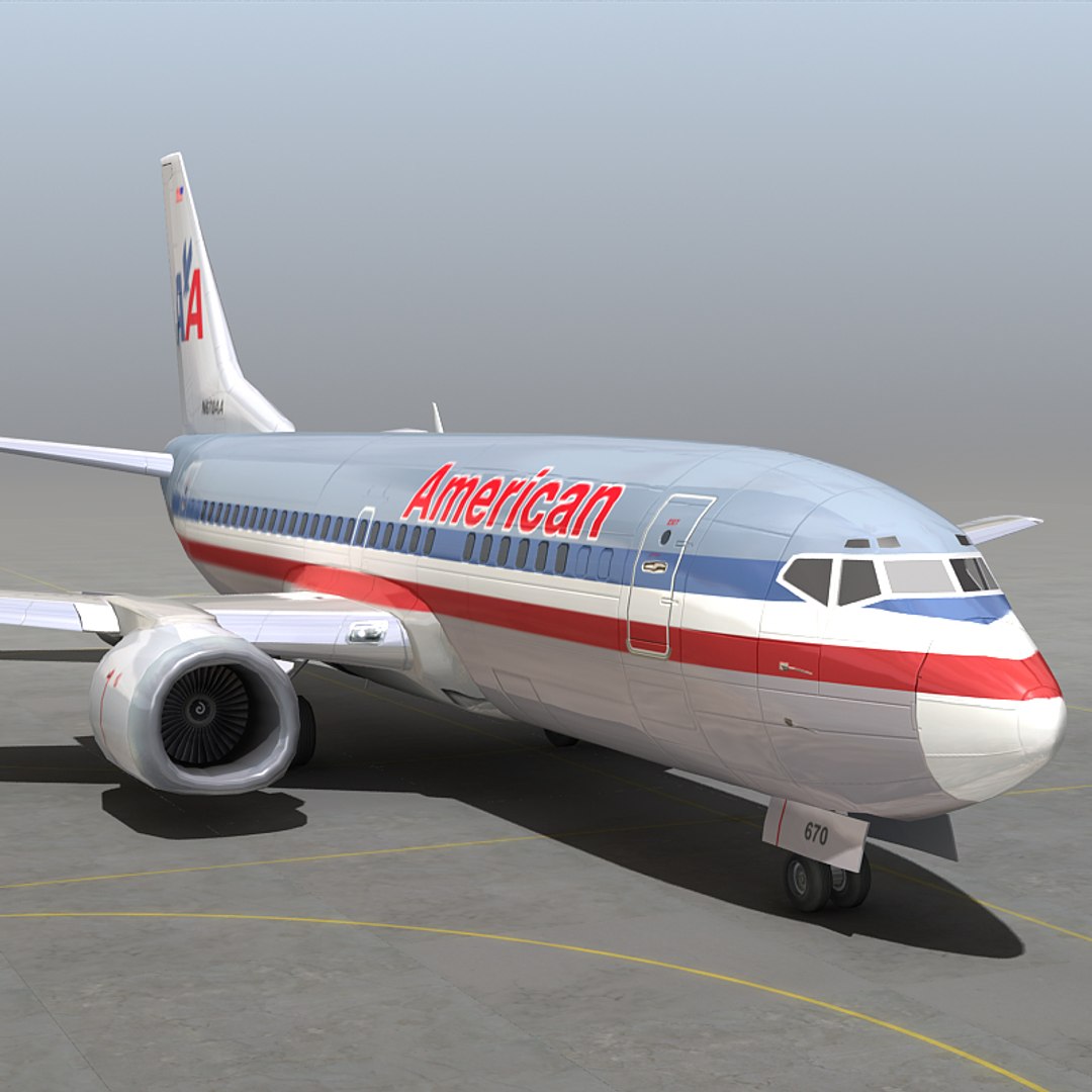 Boeing 737 American Airlines 3ds