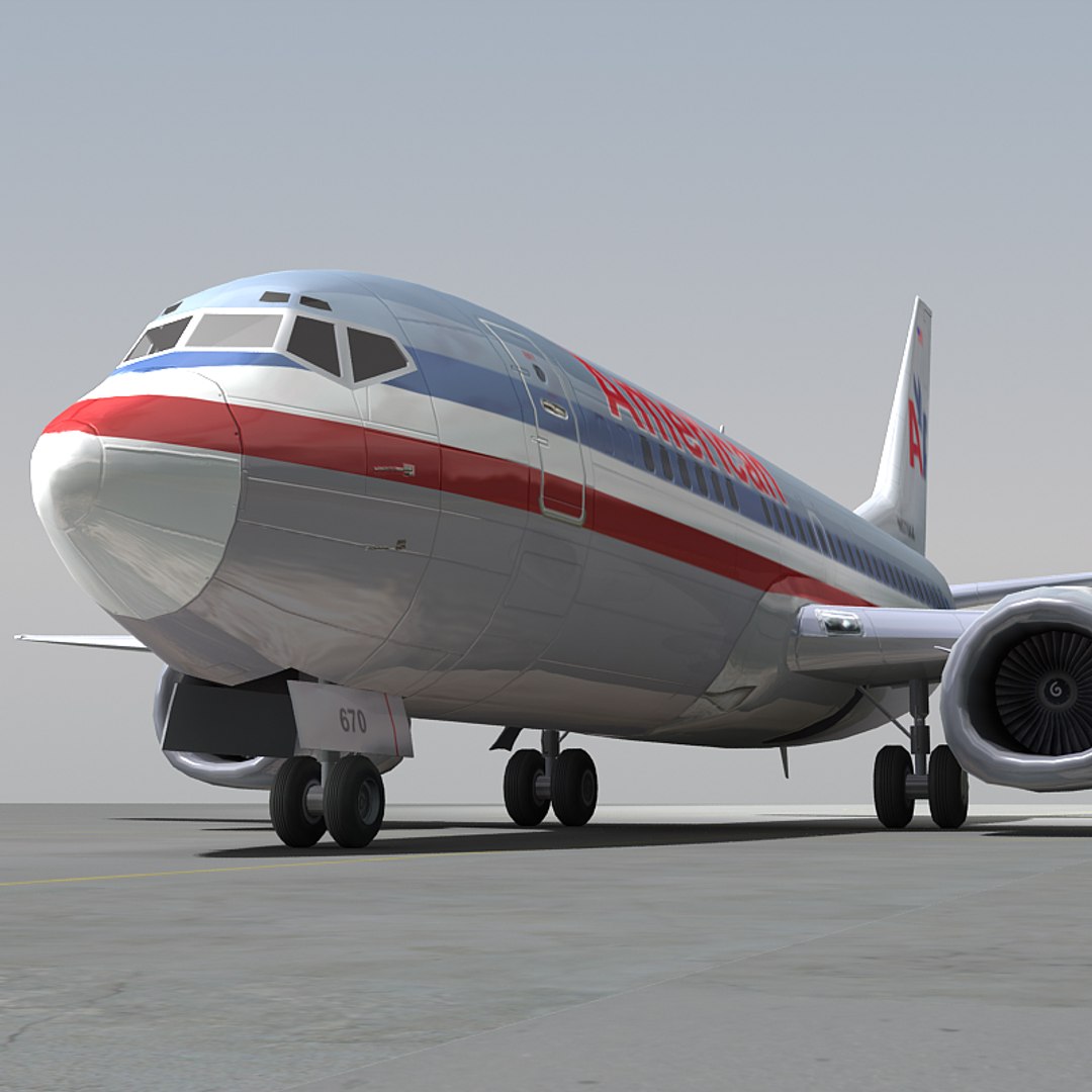 Boeing 737 American Airlines 3ds