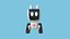 04 Kolekcja Cute Robot - Projekt postaci z gatunku SciFi